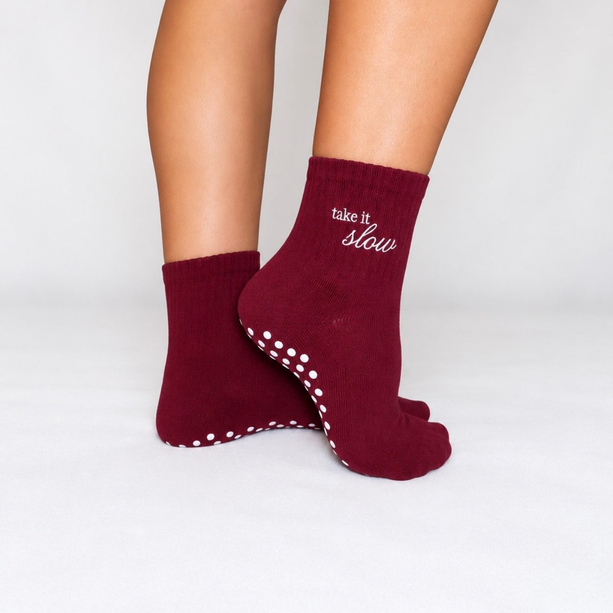 Take it Slow Grip Socks