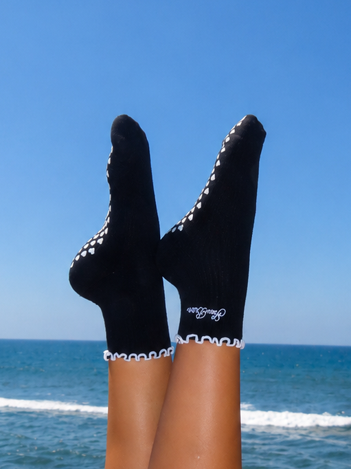 Slow Burn Grip Socks - Black