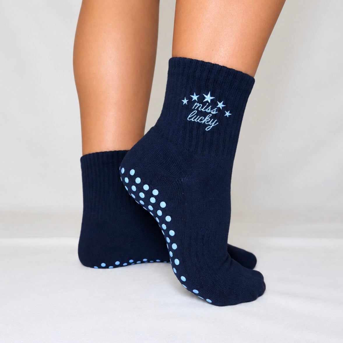 Miss Lucky Grip Socks